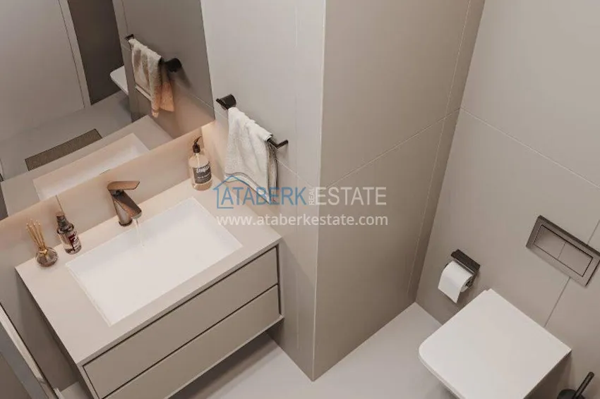 Purchase Apartments from a developer in Alanya with installments of up to 24 months - a complex under construction in the center of Mahmutlar 12 