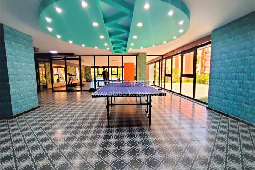 2+1 apartment in Alanya, Tosmur district - furnished, mountain and sea view 13 