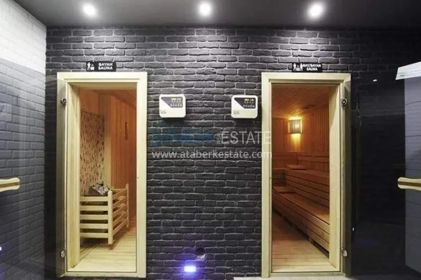 2+1 apartment in Alanya, Tosmur district - furnished, mountain and sea view 19 