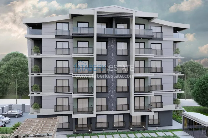 Apartments from a developer with installments in Alanya - boutique complex under construction in Gazipasa 3
