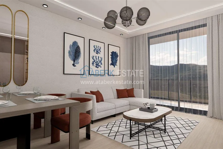 Purchase Apartments from a developer with installments in Alanya - boutique complex under construction in Gazipasa 3
