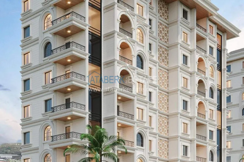 Apartments from a developer in Alanya with installments of up to 24 months - a complex under construction in the center of Mahmutlar 6 