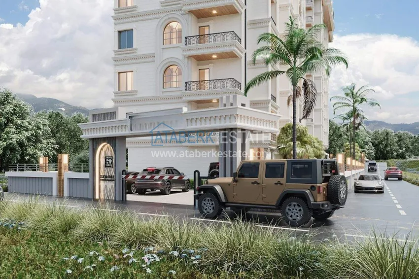 Apartments from a developer in Alanya with installments of up to 24 months - a complex under construction in the center of Mahmutlar 8 