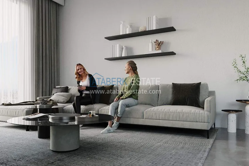 Purchase Apartments from a developer in Alanya with installments of up to 24 months - a complex under construction in the center of Mahmutlar 5 