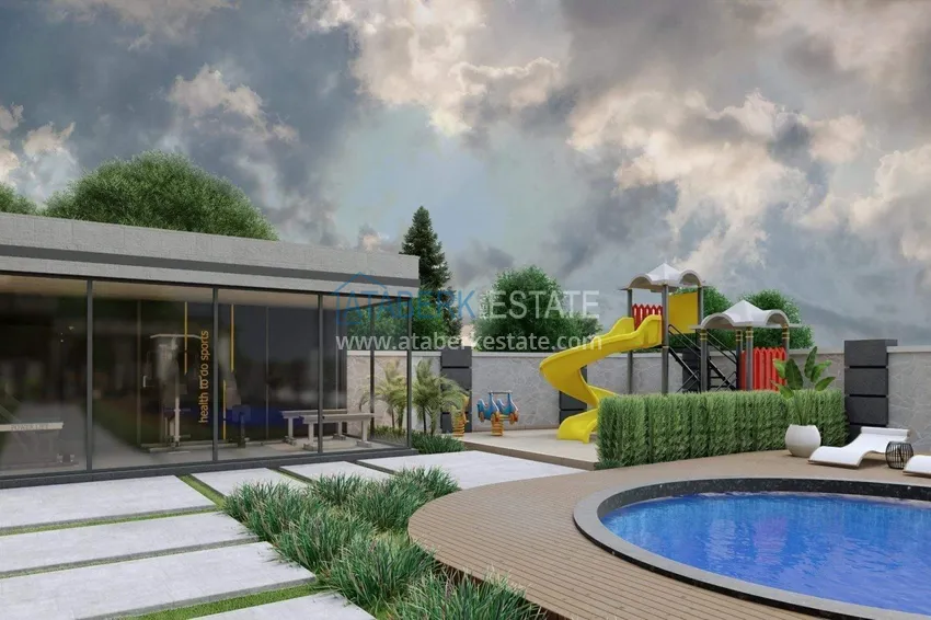 Apartments from a developer with installments in Alanya - boutique complex under construction in Gazipasa 7