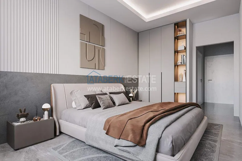 Purchase Apartments from a developer in Alanya with installments of up to 24 months - a complex under construction in the center of Mahmutlar 7 
