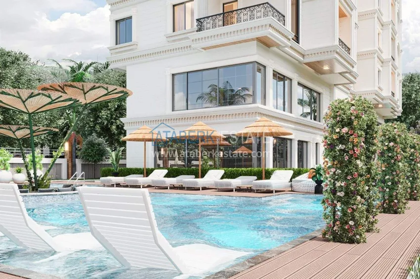 Apartments from a developer in Alanya with installments of up to 24 months - a complex under construction in the center of Mahmutlar 11 