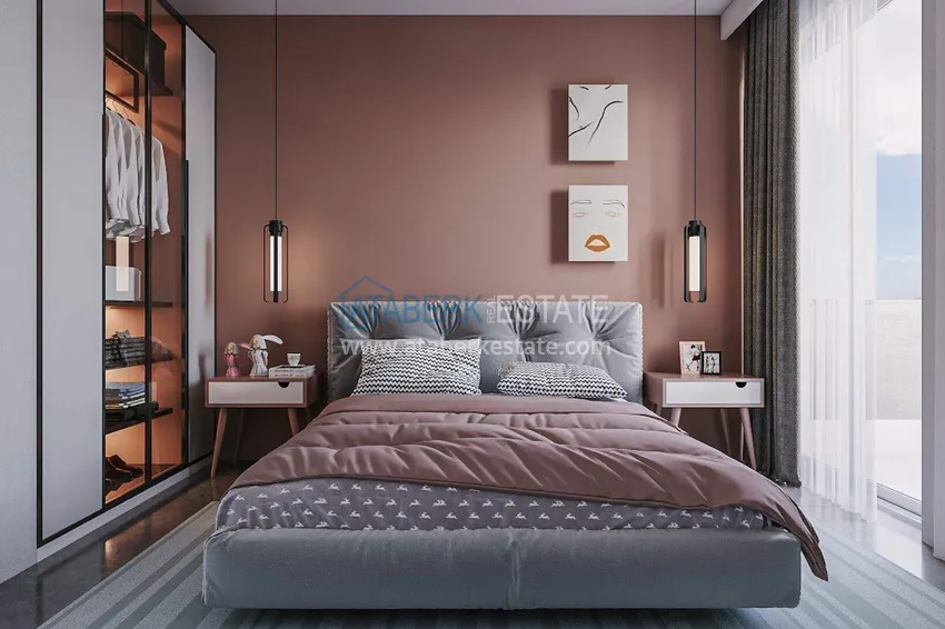 Purchase Apartments from a developer in Alanya with installments of up to 24 months - a complex under construction in the center of Mahmutlar 8 