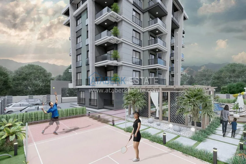 Apartments from a developer with installments in Alanya - boutique complex under construction in Gazipasa 9