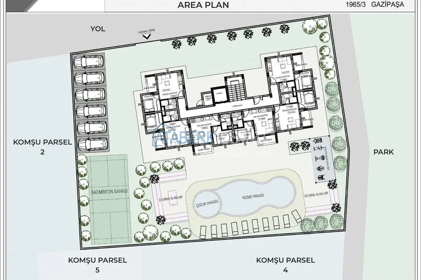 Buy cheap Apartments from a developer with installments in Alanya - boutique complex under construction in Gazipasa 1