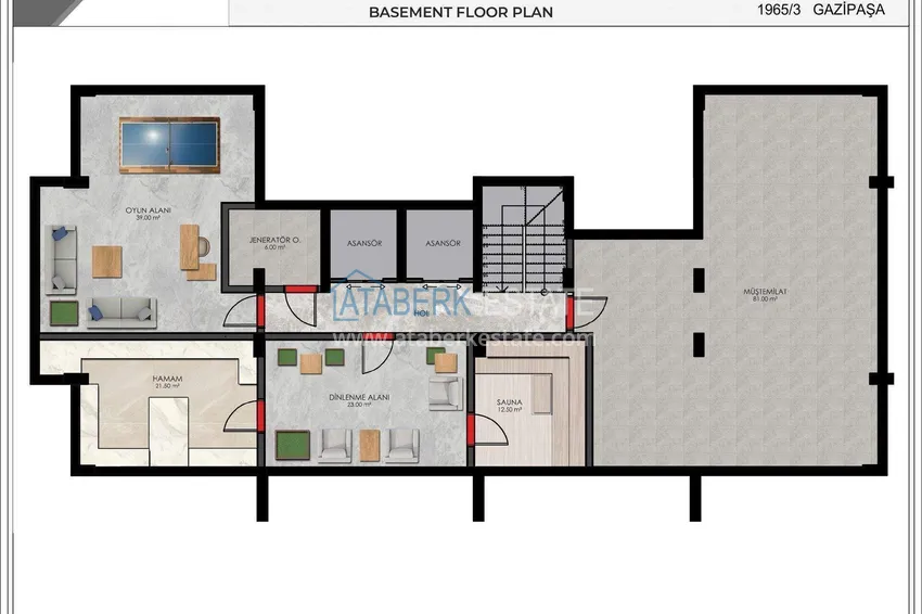 Buy cheap Apartments from a developer with installments in Alanya - boutique complex under construction in Gazipasa 2