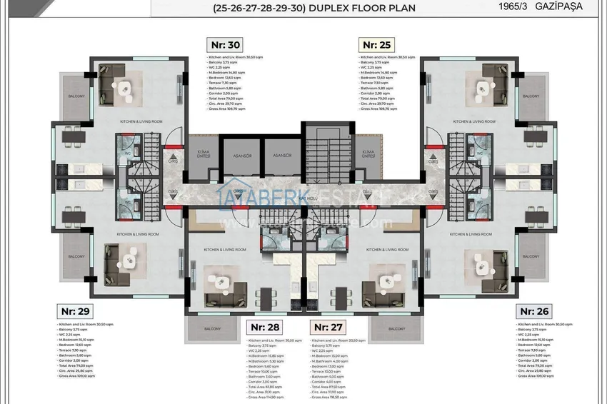 Buy cheap Apartments from a developer with installments in Alanya - boutique complex under construction in Gazipasa 5