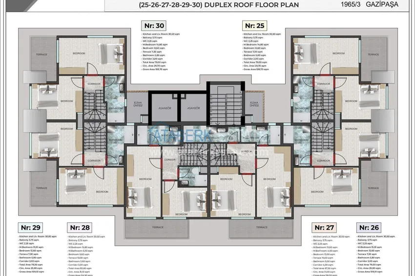 Buy cheap Apartments from a developer with installments in Alanya - boutique complex under construction in Gazipasa 6