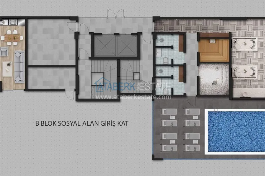 Buy cheap Apartments from a developer in Alanya with installments of up to 24 months - a complex under construction in the center of Mahmutlar 3 