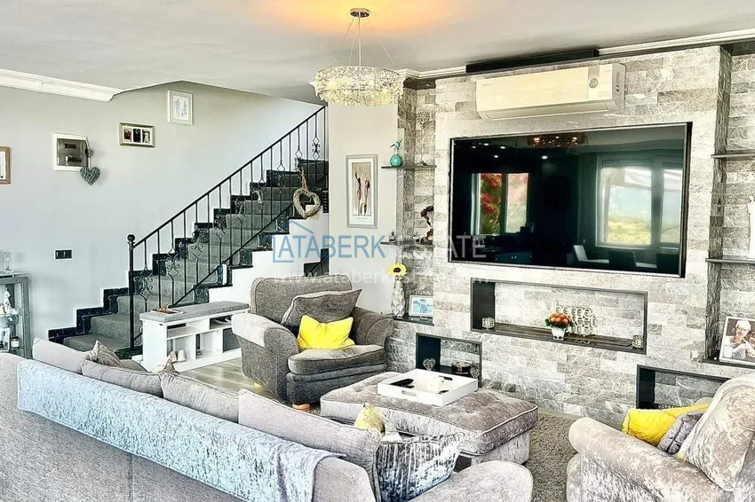 Purchase 5+1 furnished villa in Alanya, Kargicak district 3