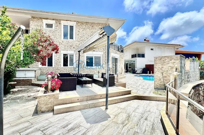 5+1 furnished villa in Alanya, Kargicak district 4