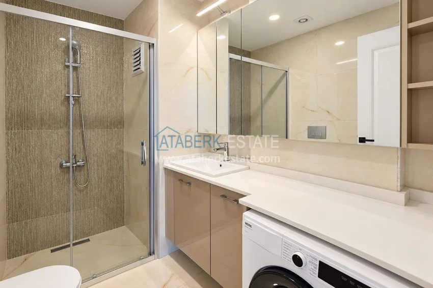 Purchase Two-storey apartment for rent in Konakli - furnished and with direct access to the A2 pool area 14