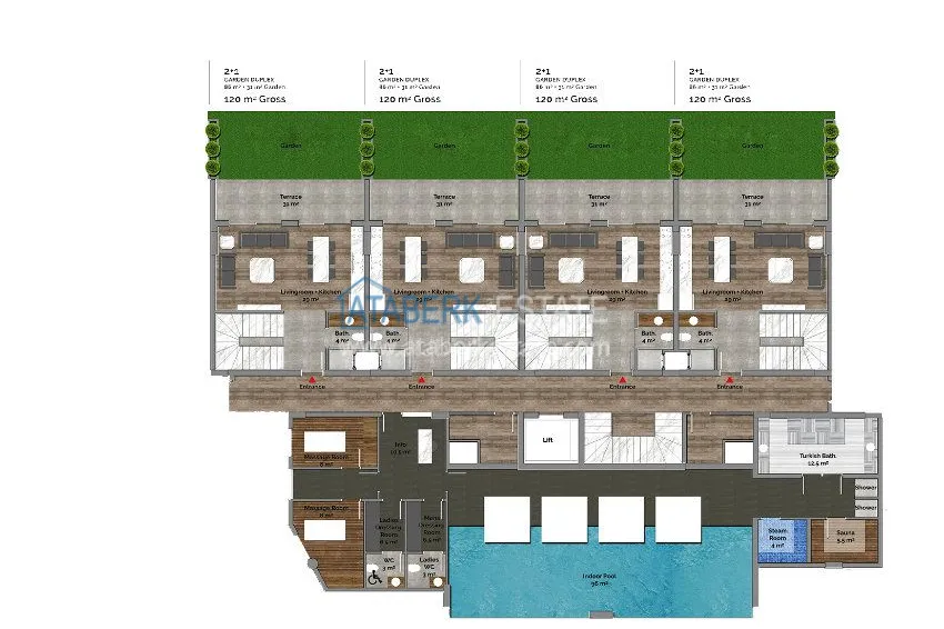 Purchase The complex under construction with the possibility of installment payment on the Cleopatra beach 1 