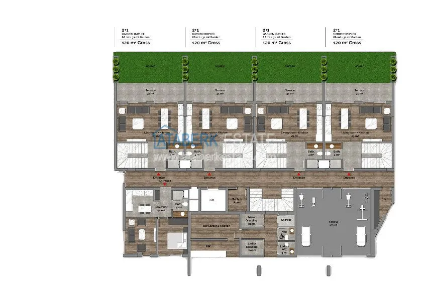 Purchase The complex under construction with the possibility of installment payment on the Cleopatra beach 3 