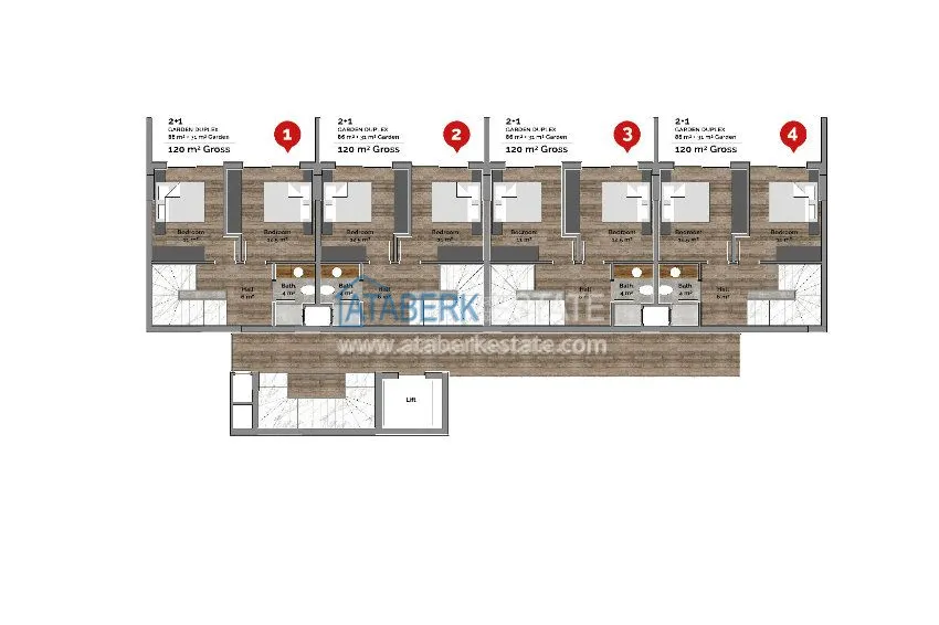 Purchase The complex under construction with the possibility of installment payment on the Cleopatra beach 5 