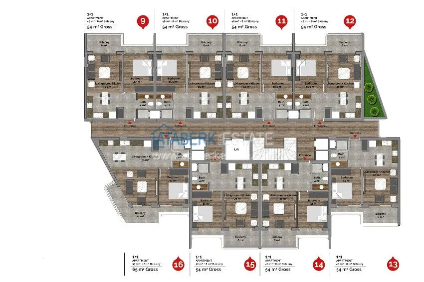Purchase The complex under construction with the possibility of installment payment on the Cleopatra beach 7 