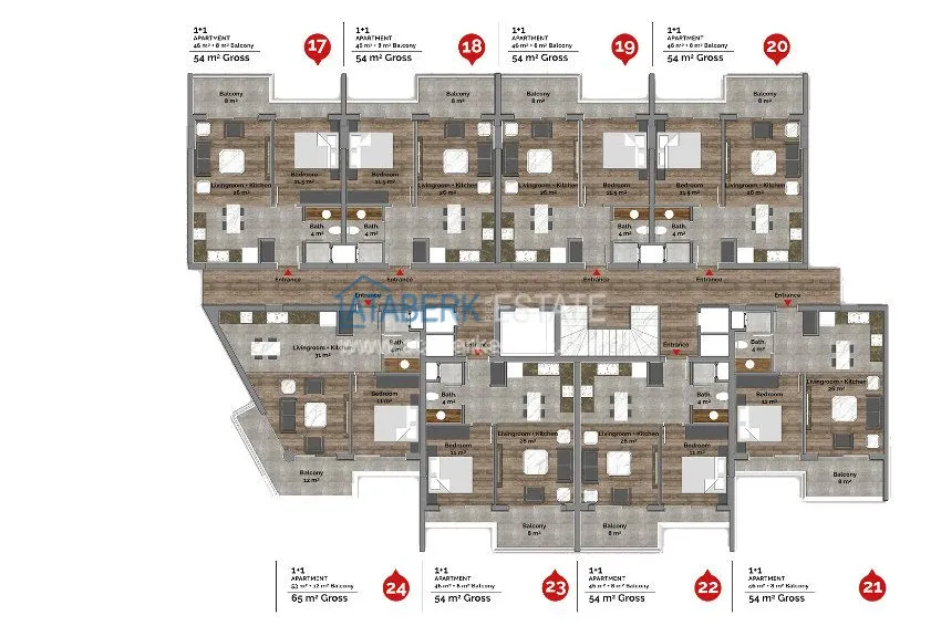 Purchase The complex under construction with the possibility of installment payment on the Cleopatra beach 10 