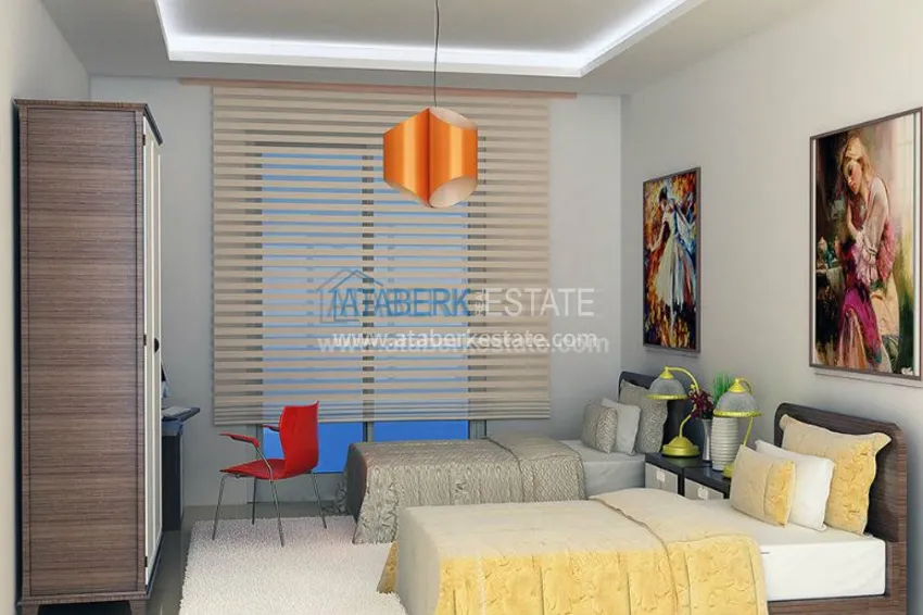 Purchase Новый комплекс в Махмутлар с апартаментами 1+1 и 2+1. 18 