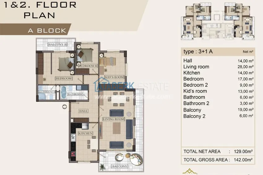 Purchase  New residential complex in the European region of Oba. 1 