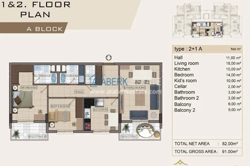 Purchase  New residential complex in the European region of Oba. 2 