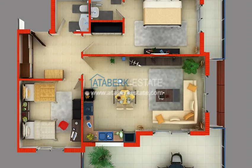 Purchase Новый комплекс в Махмутлар с апартаментами 1+1 и 2+1. 22 