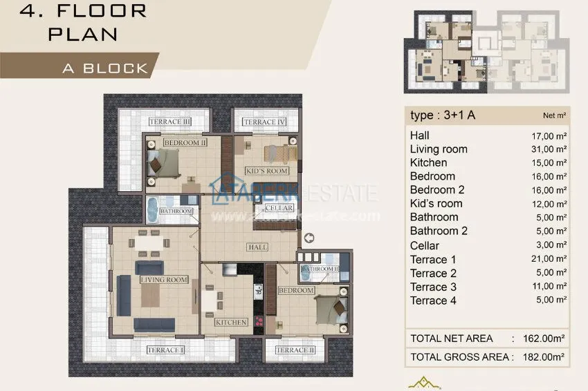 Purchase  New residential complex in the European region of Oba. 4 