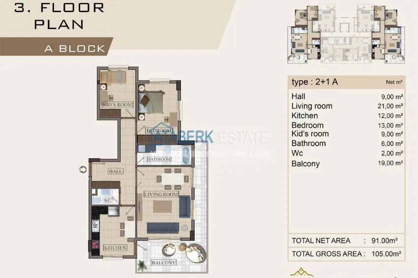 Purchase  New residential complex in the European region of Oba. 5 