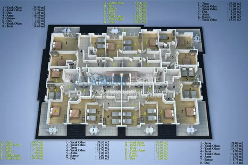 Purchase  Modern new complex in Oba located just 150 m from the sea 1 