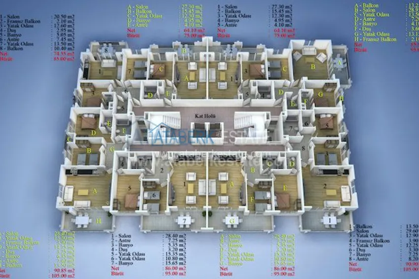 Purchase  Modern new complex in Oba located just 150 m from the sea 2 