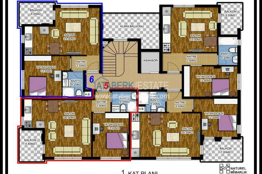 Purchase Apartments in Antalya with the possibility of payment by installments 2 