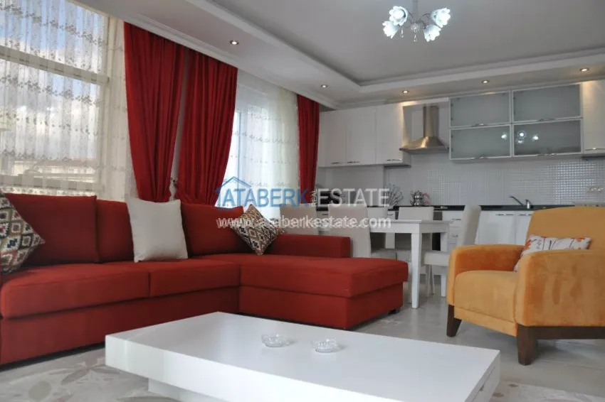Purchase  1+1 apartment with a private beach in Avsallar 8 