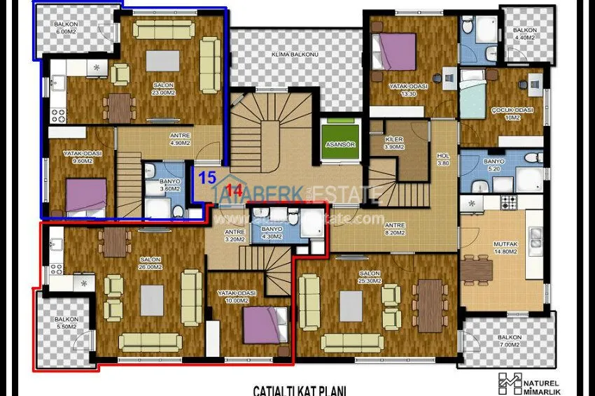 Purchase Apartments in Antalya with the possibility of payment by installments 4 