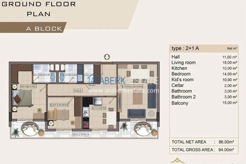 Purchase  New residential complex in the European region of Oba. 9 