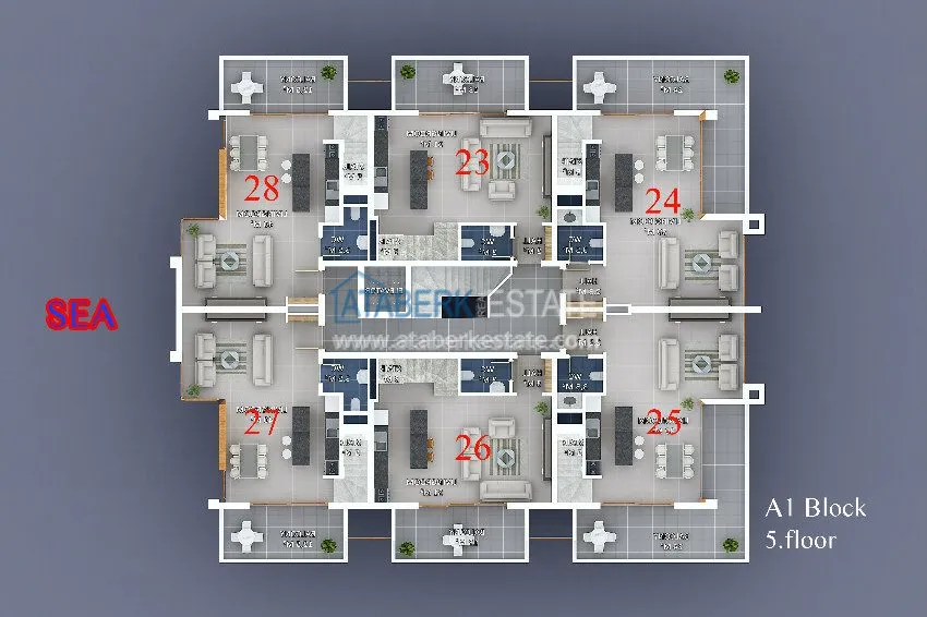 Purchase  Luxury complex on the first coastline 3 