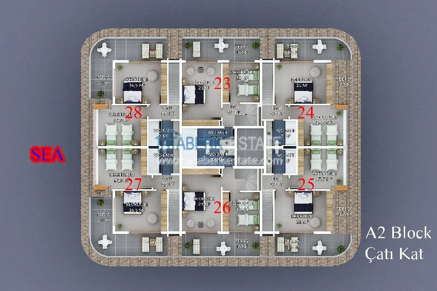 Purchase  Luxury complex on the first coastline 7 