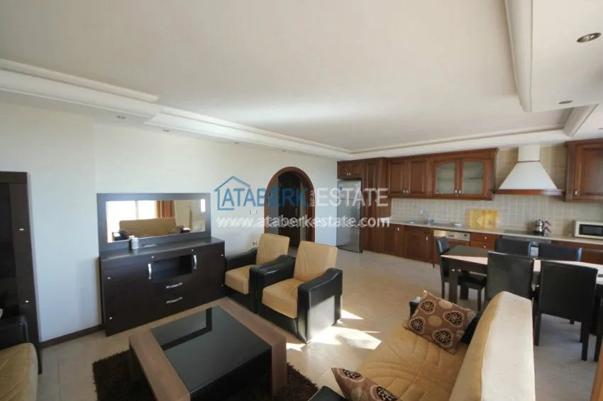 Purchase Furnished beachfront 2+1 apartment in Mahmutlar 4 