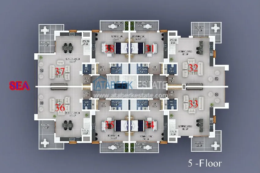 Purchase  Luxury complex on the first coastline 8 