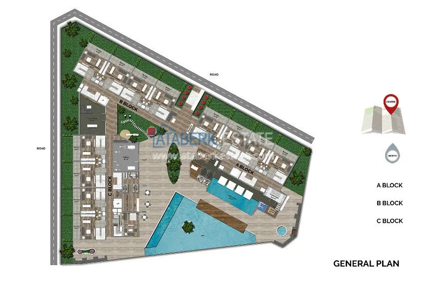 Purchase The complex under construction with the possibility of installment payment on the Cleopatra beach 19 