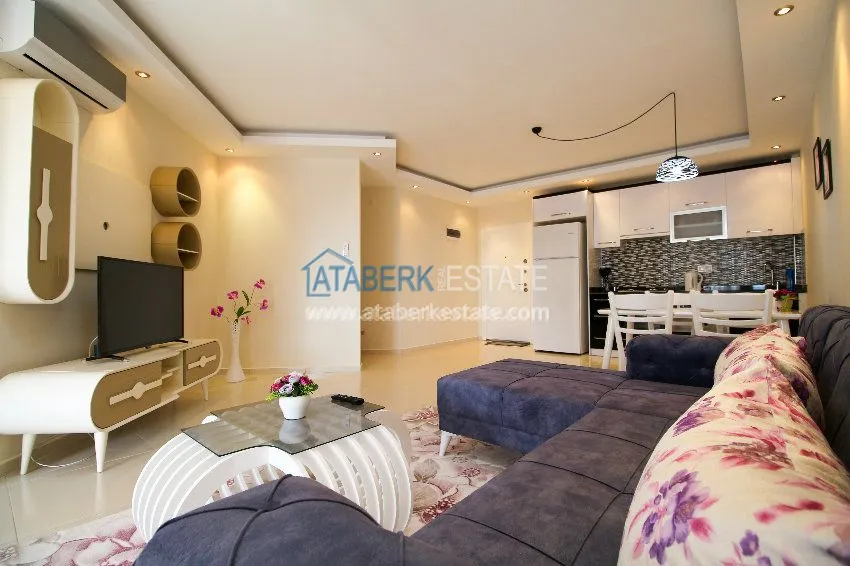 Purchase New 1+1 apartment in a complex with developed infrastructure in Tosmur is for rent 18 