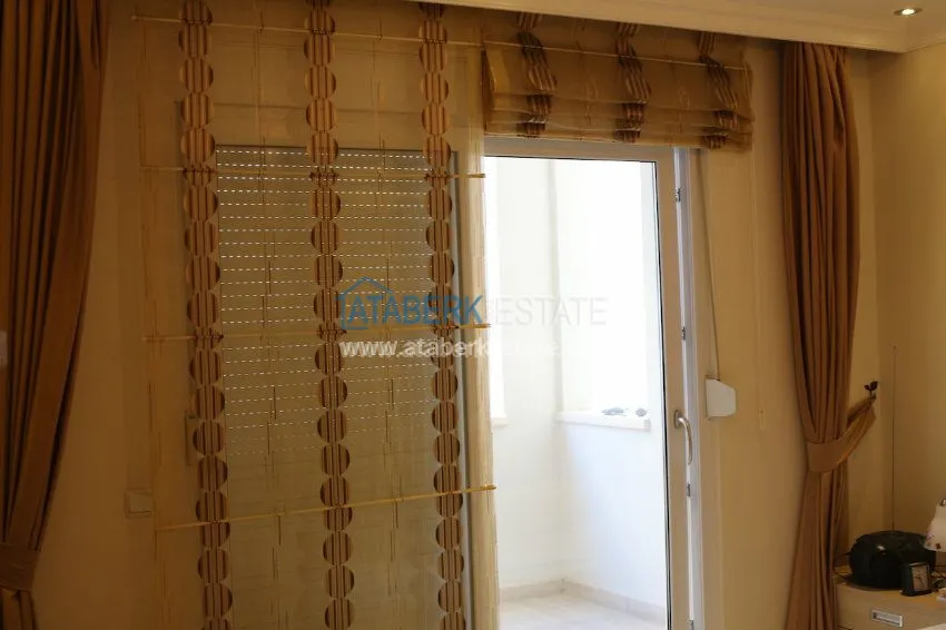 Purchase  Furnished 2+1 apartment in Oba 14 