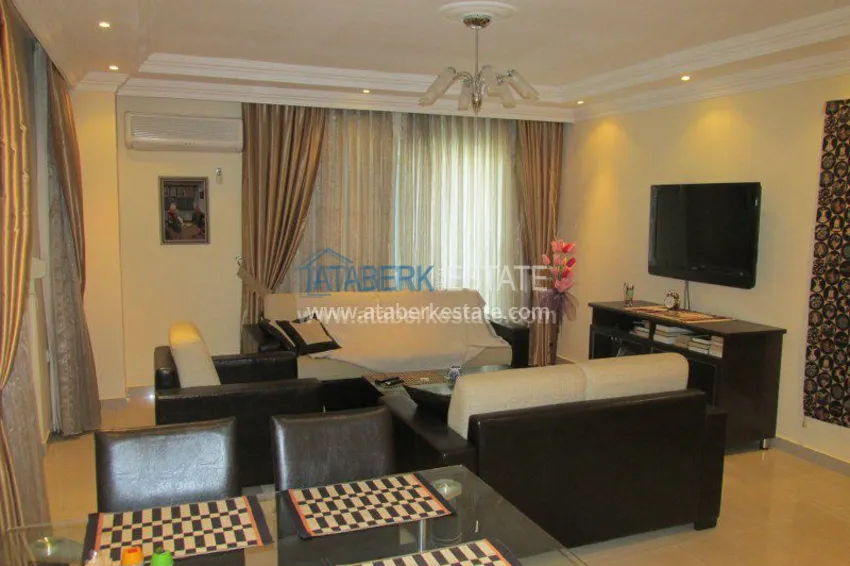 Purchase  Two bedroom apartment, located 250 meters from the beaches in Oba 4 