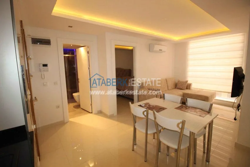 Purchase  В центре Аланьи меблированная двухкомнатная квартира 3 