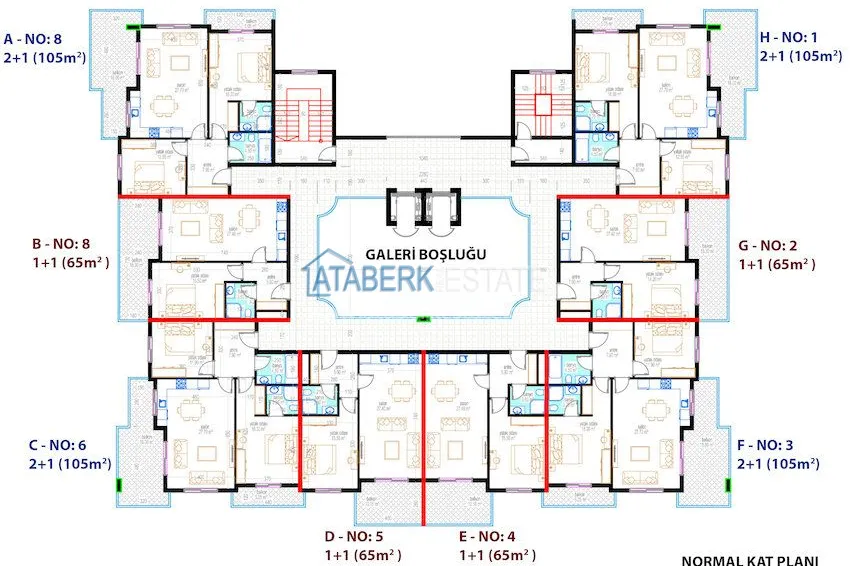 Purchase Комплекс на завершающей стадии строительства с собственным пляжем в Алании 14 