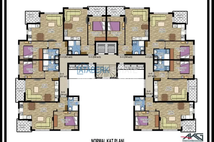 Purchase Жилой комплекс с отделкой класса люкс от застройщика в районе Лиман 2 