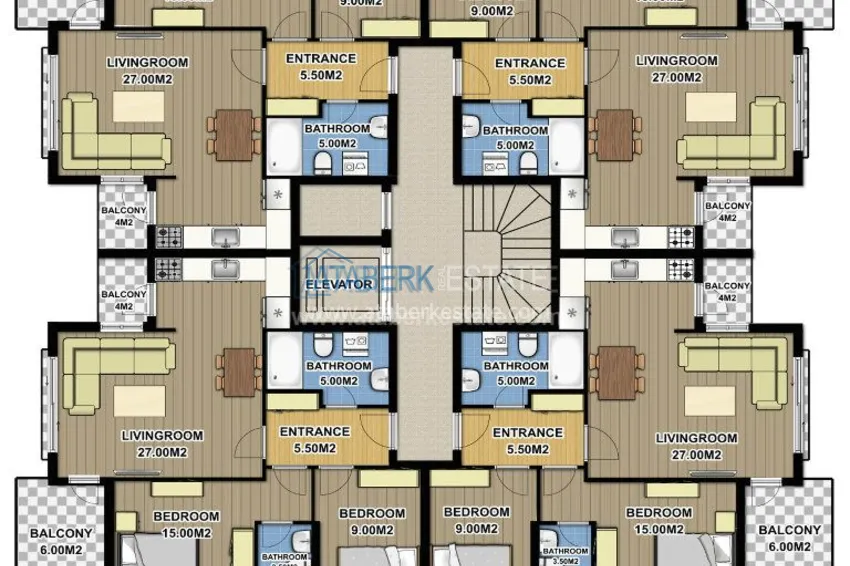 Purchase  Жилой комплекс от застройщика в Коньялты, беспроцентная рассрочка 4 